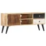 Mueble para TV de madera maciza de mango 115x30x47 cm de vidaXL, Muebles TV - Ref: Foro24-282878, Precio: 237,60 €, Descuento: %