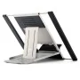ErgoLine Traveler laptop stand silver and black 25x18x1 cm by ErgoLine, Computer bases and risers - Ref: Foro24-441081, Price...