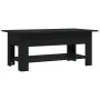 Black engineered wood coffee table 102x55x42 cm by vidaXL, Coffee table - Ref: Foro24-810254, Price: 61,27 €, Discount: %