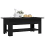 Schwarzer Ingenieurholz-Couchtisch 102x55x42 cm von vidaXL, Couchtisch - Ref: Foro24-810254, Preis: 61,27 €, Rabatt: %