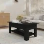 Black engineered wood coffee table 102x55x42 cm by vidaXL, Coffee table - Ref: Foro24-810254, Price: 61,27 €, Discount: %