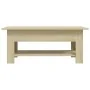 Center table made of Sonoma oak engineered wood 102x55x42 cm by vidaXL, Coffee table - Ref: Foro24-810256, Price: 49,44 €, Di...