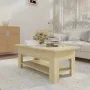 Center table made of Sonoma oak engineered wood 102x55x42 cm by vidaXL, Coffee table - Ref: Foro24-810256, Price: 49,44 €, Di...