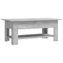 Concrete gray engineered wood coffee table 102x55x42 cm by vidaXL, Coffee table - Ref: Foro24-810257, Price: 64,88 €, Discoun...