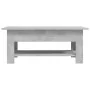 Concrete gray engineered wood coffee table 102x55x42 cm by vidaXL, Coffee table - Ref: Foro24-810257, Price: 64,88 €, Discoun...