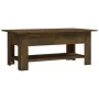 Smoked oak engineered wood coffee table 102x55x42 cm by vidaXL, Coffee table - Ref: Foro24-813074, Price: 70,39 €, Discount: %