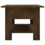 Smoked oak engineered wood coffee table 102x55x42 cm by vidaXL, Coffee table - Ref: Foro24-813074, Price: 70,39 €, Discount: %