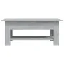 Sonoma Grau Ingenieurholz Couchtisch 102x55x42 cm von vidaXL, Couchtisch - Ref: Foro24-813075, Preis: 58,38 €, Rabatt: %