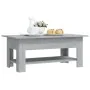 Mesa de centro madera de ingeniería gris Sonoma 102x55x42 cm de vidaXL, Mesas de centro - Ref: Foro24-813075, Precio: 59,17 €...
