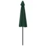 Sombrilla de balcón semicircular palo aluminio verde 270x144cm de vidaXL, Sombrillas - Ref: Foro24-44588, Precio: 61,08 €, De...
