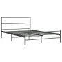 Estructura de cama de metal gris 120x200 cm de vidaXL, Camas y somieres - Ref: Foro24-284686, Precio: 89,12 €, Descuento: %