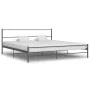 Graues Metallbettgestell 200x200 cm von vidaXL, Betten und Lattenroste - Ref: Foro24-284687, Preis: 118,46 €, Rabatt: %