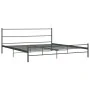 Graues Metallbettgestell 200x200 cm von vidaXL, Betten und Lattenroste - Ref: Foro24-284687, Preis: 118,46 €, Rabatt: %