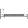 Graues Metallbettgestell 200x200 cm von vidaXL, Betten und Lattenroste - Ref: Foro24-284687, Preis: 118,46 €, Rabatt: %
