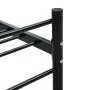 Black metal bed frame 100x200 cm by vidaXL, Beds and slatted bases - Ref: Foro24-284689, Price: 86,12 €, Discount: %