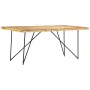 Esstisch aus massivem Mangoholz, 180 x 90 x 76 cm von vidaXL, Küchen- und Esstische - Ref: Foro24-282880, Preis: 263,44 €, Ra...