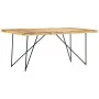 Solid mango wood dining table 180x90x76 cm by vidaXL, Kitchen and dining tables - Ref: Foro24-282880, Price: 263,44 €, Discou...