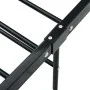 Black metal bed frame 100x200 cm by vidaXL, Beds and slatted bases - Ref: Foro24-284689, Price: 86,12 €, Discount: %