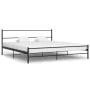 Schwarzer Metallbettrahmen 200x200 cm von vidaXL, Betten und Lattenroste - Ref: Foro24-284691, Preis: 110,01 €, Rabatt: %
