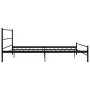 Schwarzer Metallbettrahmen 200x200 cm von vidaXL, Betten und Lattenroste - Ref: Foro24-284691, Preis: 110,01 €, Rabatt: %