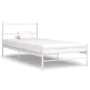 Bettgestell aus weißem Metall, 100 x 200 cm von vidaXL, Betten und Lattenroste - Ref: Foro24-284693, Preis: 59,64 €, Rabatt: %
