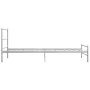 Estructura de cama de metal blanco 100x200 cm de vidaXL, Camas y somieres - Ref: Foro24-284693, Precio: 58,99 €, Descuento: %