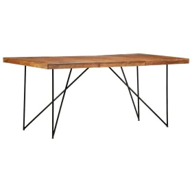 Solid acacia wood dining table 180x90x76 cm by vidaXL, Kitchen and dining tables - Ref: Foro24-282881, Price: 274,72 €, Disco...
