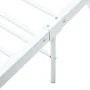 Estructura de cama de metal blanco 100x200 cm de vidaXL, Camas y somieres - Ref: Foro24-284693, Precio: 58,99 €, Descuento: %