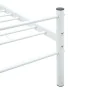 Bettgestell aus weißem Metall, 100 x 200 cm von vidaXL, Betten und Lattenroste - Ref: Foro24-284693, Preis: 59,64 €, Rabatt: %