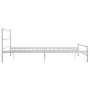 Bettgestell aus weißem Metall, 120 x 200 cm von vidaXL, Betten und Lattenroste - Ref: Foro24-284694, Preis: 89,30 €, Rabatt: %