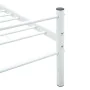 Bettgestell aus weißem Metall, 120 x 200 cm von vidaXL, Betten und Lattenroste - Ref: Foro24-284694, Preis: 89,30 €, Rabatt: %