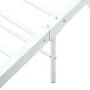 Estructura de cama de metal blanca 90x200 cm de vidaXL, Camas y somieres - Ref: Foro24-284692, Precio: 74,35 €, Descuento: %