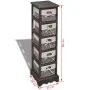 Shelf with 5 brown wooden woven baskets by vidaXL, Lockers and storage cabinets - Ref: Foro24-240801, Price: 118,10 €, Discou...