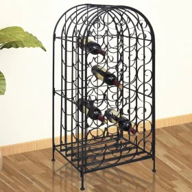 Metal wine rack for 35 bottles by vidaXL, Wine racks - Ref: Foro24-240943, Price: 99,10 €, Discount: %