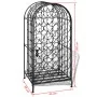 Metal wine rack for 35 bottles by vidaXL, Wine racks - Ref: Foro24-240943, Price: 99,10 €, Discount: %