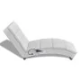 White Faux Leather Reclining Massage Lounger by vidaXL, Electric massage chairs - Ref: Foro24-240969, Price: 264,02 €, Discou...