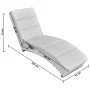 White Faux Leather Reclining Massage Lounger by vidaXL, Electric massage chairs - Ref: Foro24-240969, Price: 264,02 €, Discou...