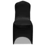 Set of 6 Fitted Chair Covers, Black by vidaXL, Covers - Ref: Foro24-241198, Price: 33,57 €, Discount: %