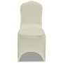 Set of 6 Fitted Chair Covers, Cream by vidaXL, Covers - Ref: Foro24-241199, Price: 29,62 €, Discount: %