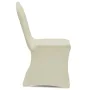 Set of 6 Fitted Chair Covers, Cream by vidaXL, Covers - Ref: Foro24-241199, Price: 29,62 €, Discount: %