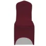 Set de 6 Fundas ajustadas para sillas, color rojo burdeos de vidaXL, Fundas - Ref: Foro24-241200, Precio: 30,81 €, Descuento: %