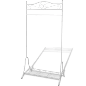 Kleiderständer aus weißem Stahl von vidaXL, Kommoden-Organizer und Bar-Kleiderbügel - Ref: Foro24-242999, Preis: 51,01 €, Rab...