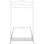 White steel clothes rack by vidaXL, Dresser Organizers and Bar Hangers - Ref: Foro24-242999, Price: 51,95 €, Discount: %
