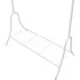 White steel clothes rack by vidaXL, Dresser Organizers and Bar Hangers - Ref: Foro24-242999, Price: 51,95 €, Discount: %
