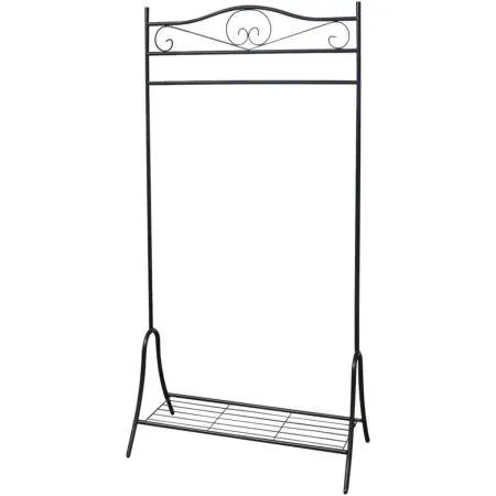 Donkey black steel clothing rack by vidaXL, Dresser Organizers and Bar Hangers - Ref: Foro24-243000, Price: 43,68 €, Discount: %