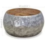 Mesa de centro aluminio teca 60x60x30 cm de vidaXL, Mesas de centro - Ref: Foro24-244549, Precio: 171,14 €, Descuento: %