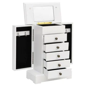Jewelry box with MDF mirror 25x13.5x34 cm by vidaXL, Jewelry stands - Ref: Foro24-245753, Price: 59,67 €, Discount: %