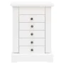 Schmuckkasten mit Spiegel aus MDF 25x13,5x34 cm von vidaXL, Schmuckständer - Ref: Foro24-245753, Preis: 59,67 €, Rabatt: %