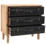 Solid fir wood chest of drawers 80x36x75 cm by vidaXL, Sideboards - Ref: Foro24-245778, Price: 179,98 €, Discount: %