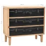 Solid fir wood chest of drawers 80x36x75 cm by vidaXL, Sideboards - Ref: Foro24-245778, Price: 179,98 €, Discount: %